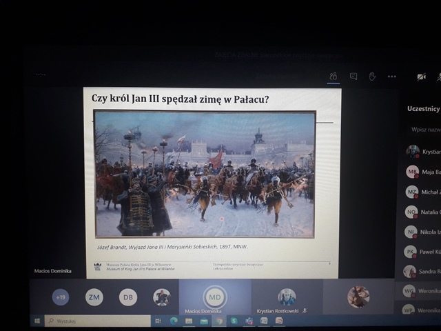 Slajd prezentacji z napisem 