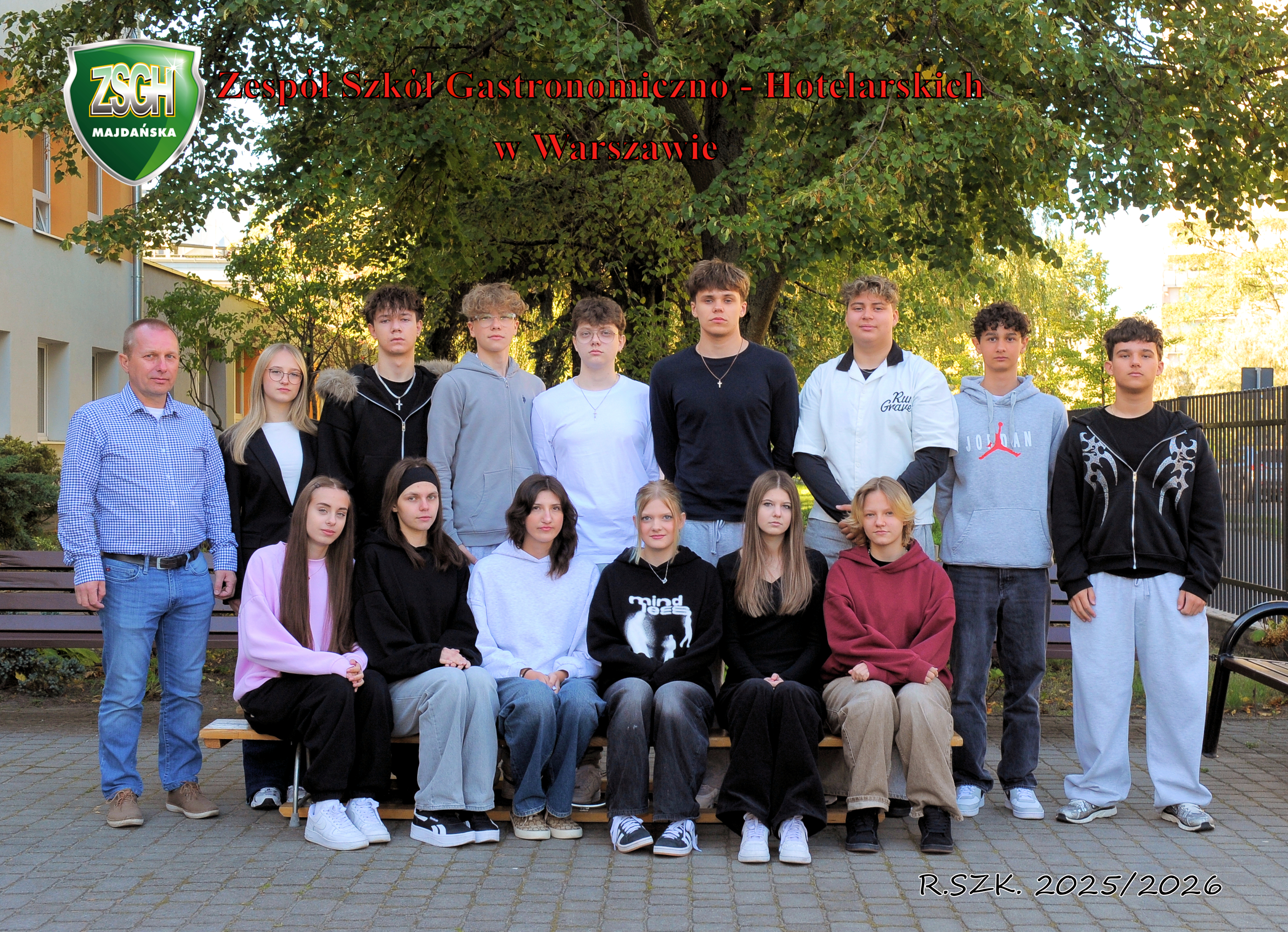 uczniowie z wychowawcą