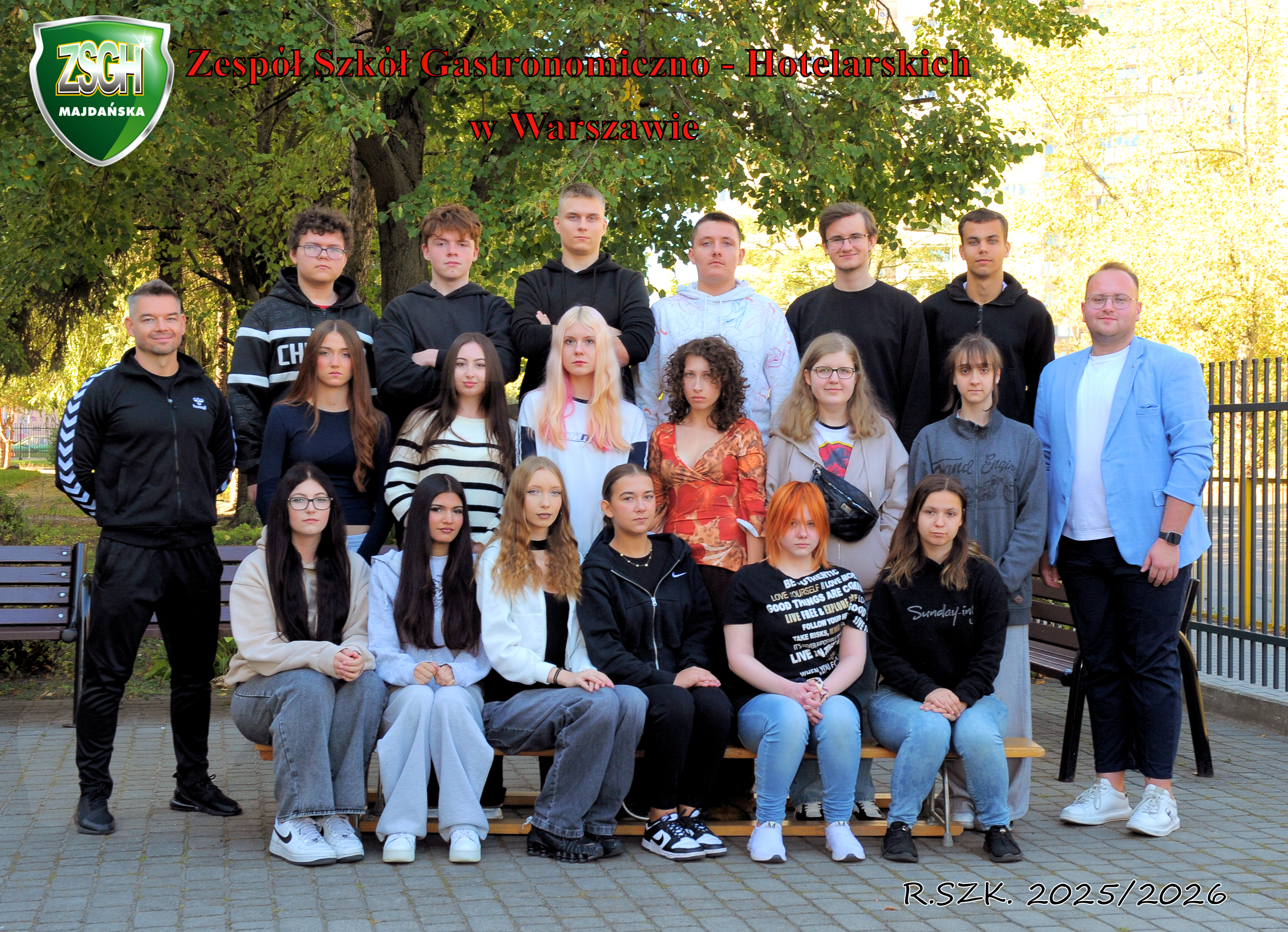 uczniowie z wychowawcą