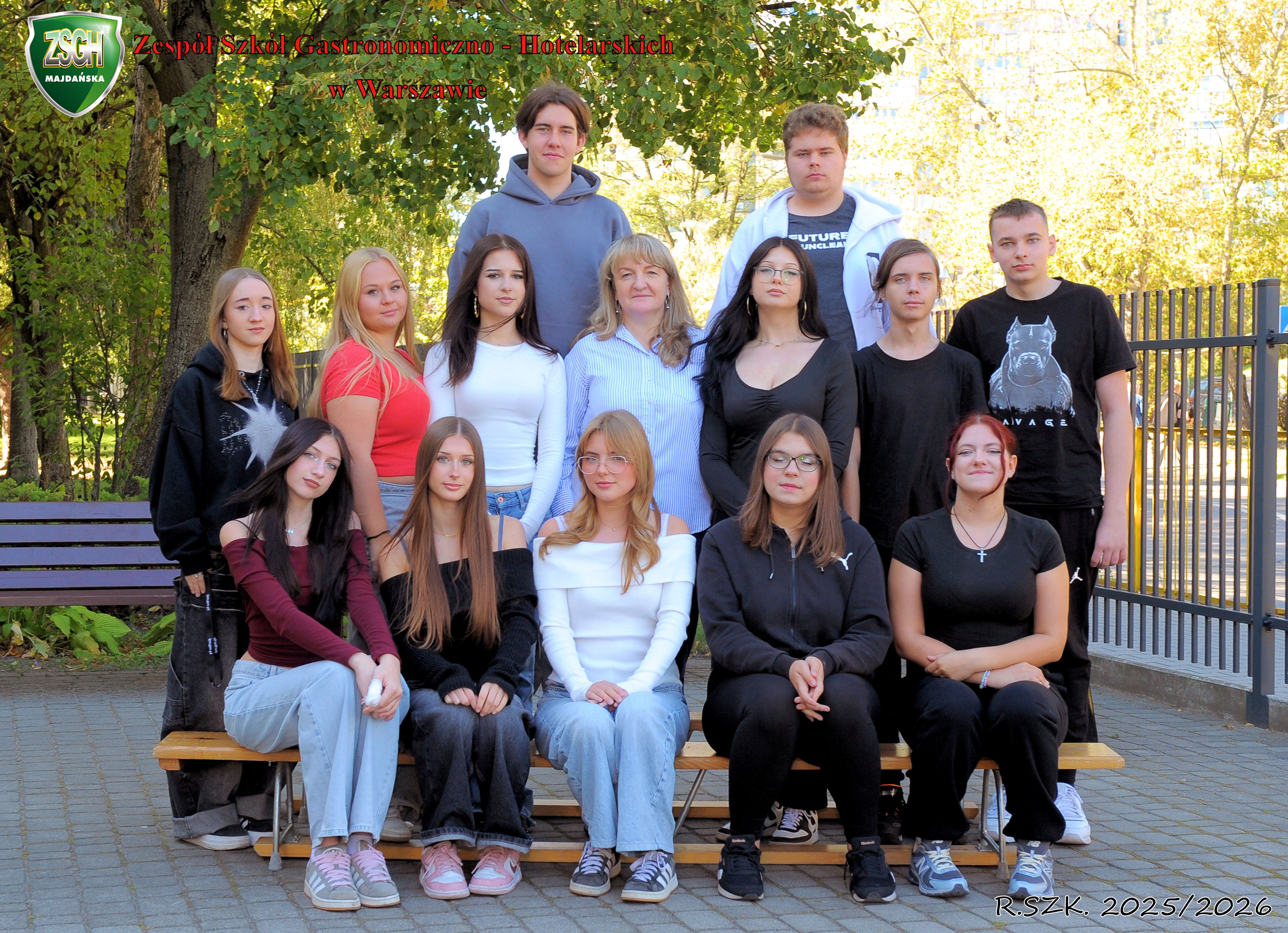 uczniowie z wychowawcą