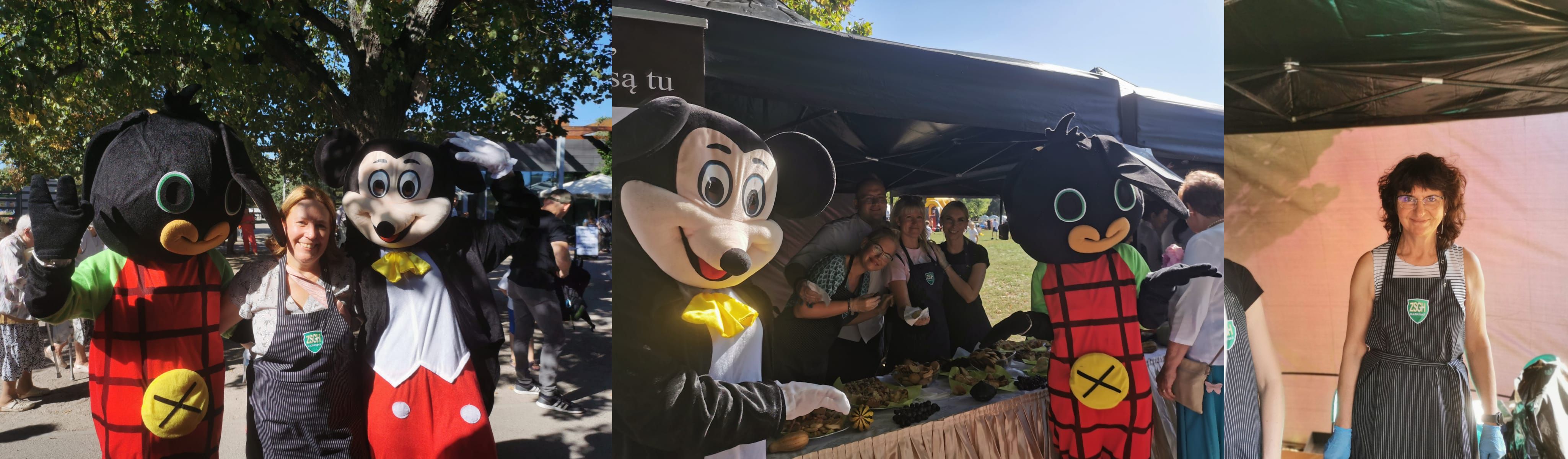 nauczyciele podczas festynu 