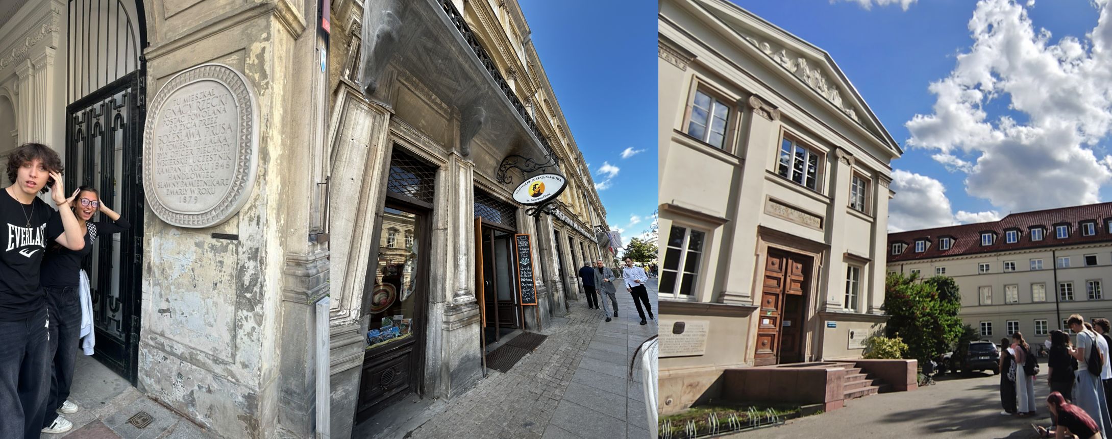 uczniowie podczas wycieczki