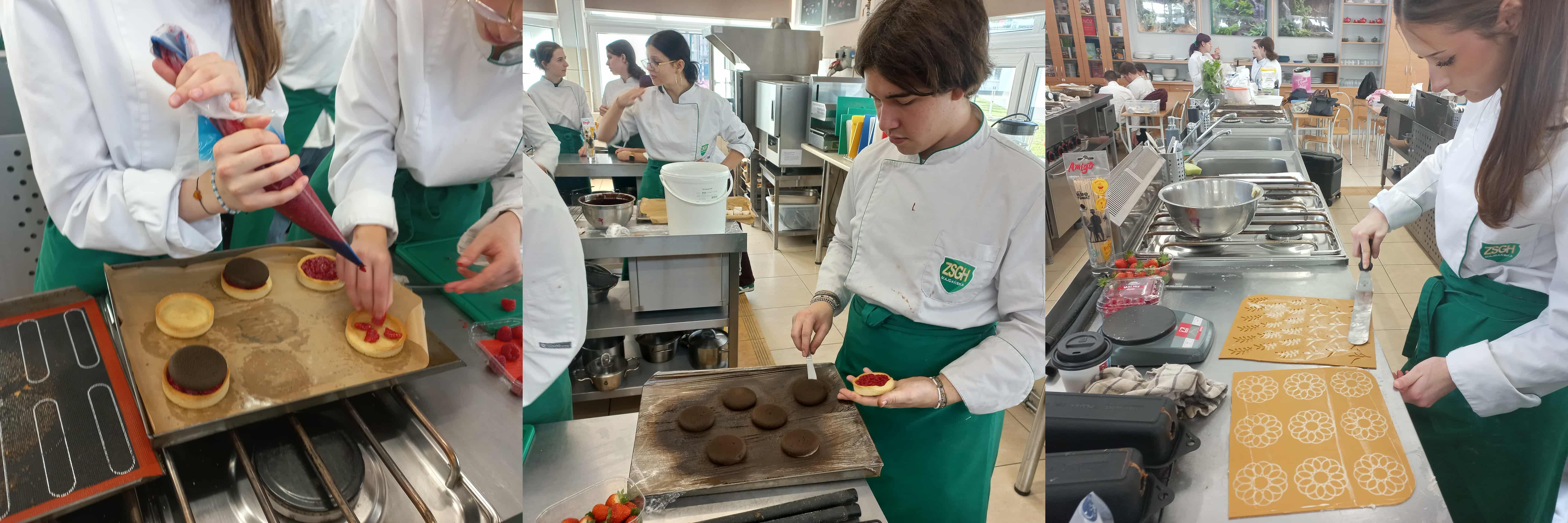 uczniowie podczas warsztatów