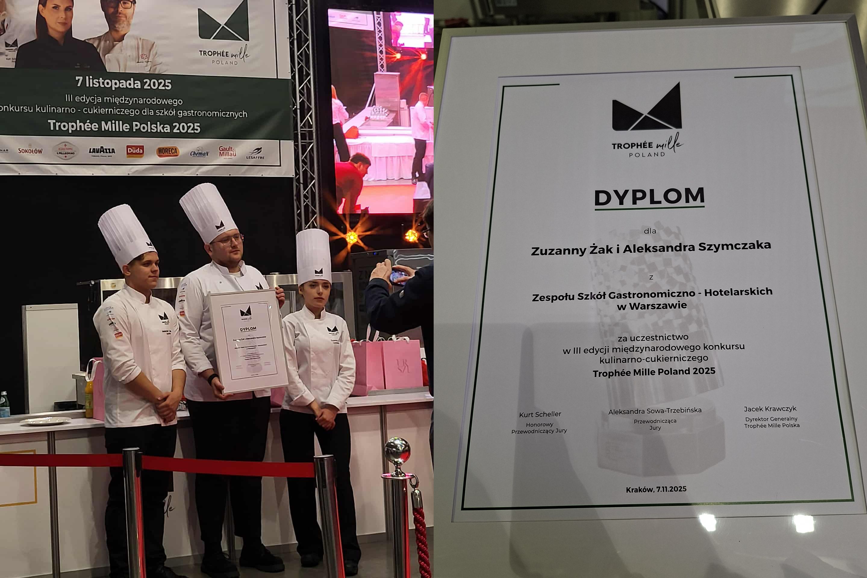 uczniowie z opiekunem