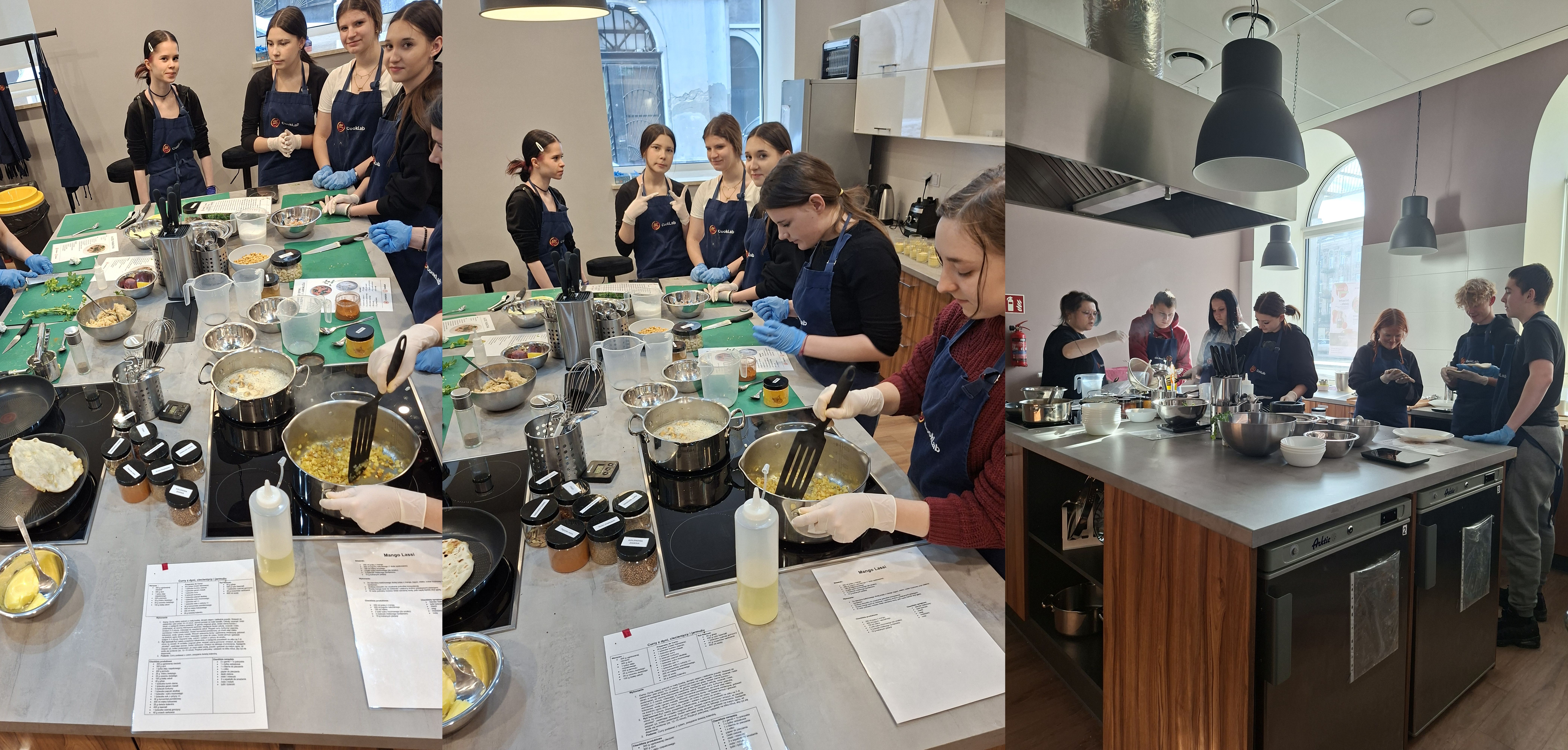 uczniowie podczas warsztat&oacute;w