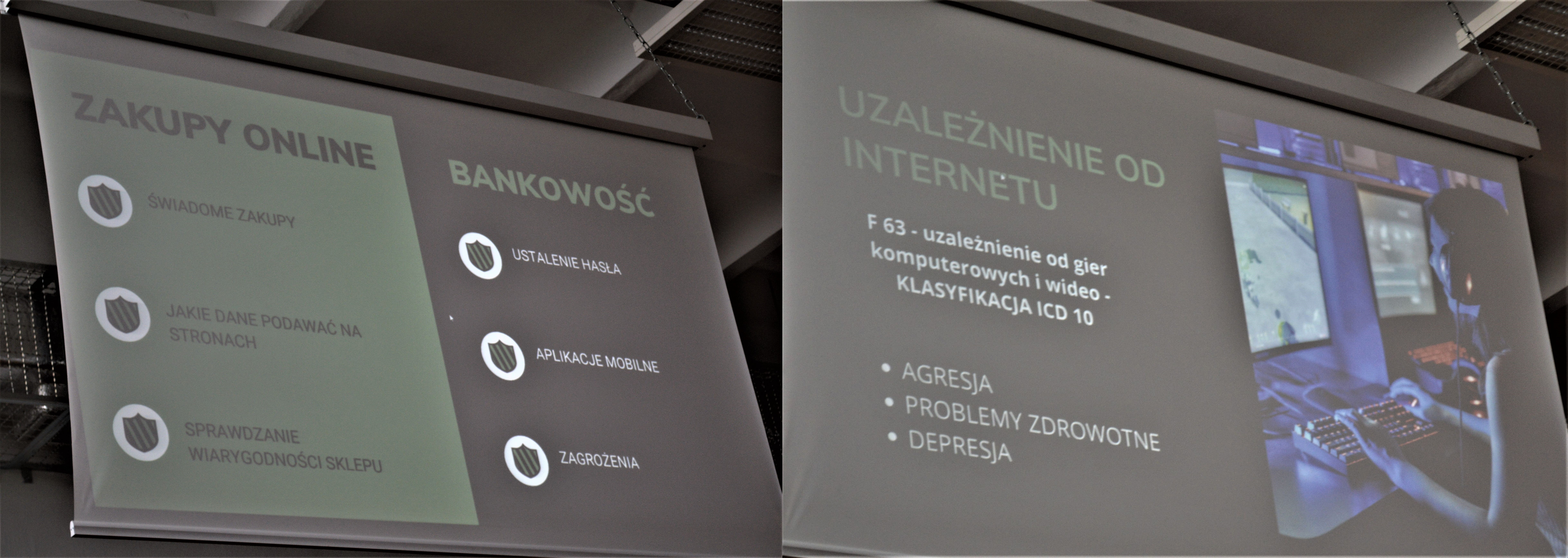 zdjęcia pokazujące materiały przygotowane dla rodzic&oacute;w