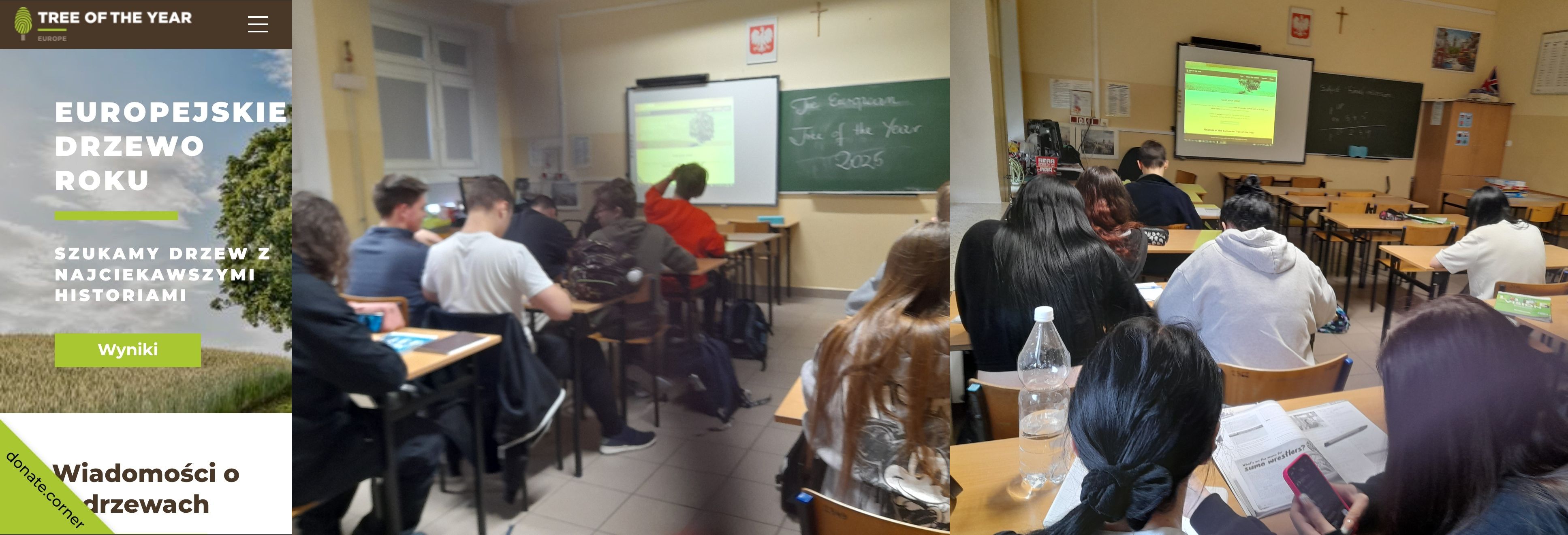 uczniowie podczas głosowania