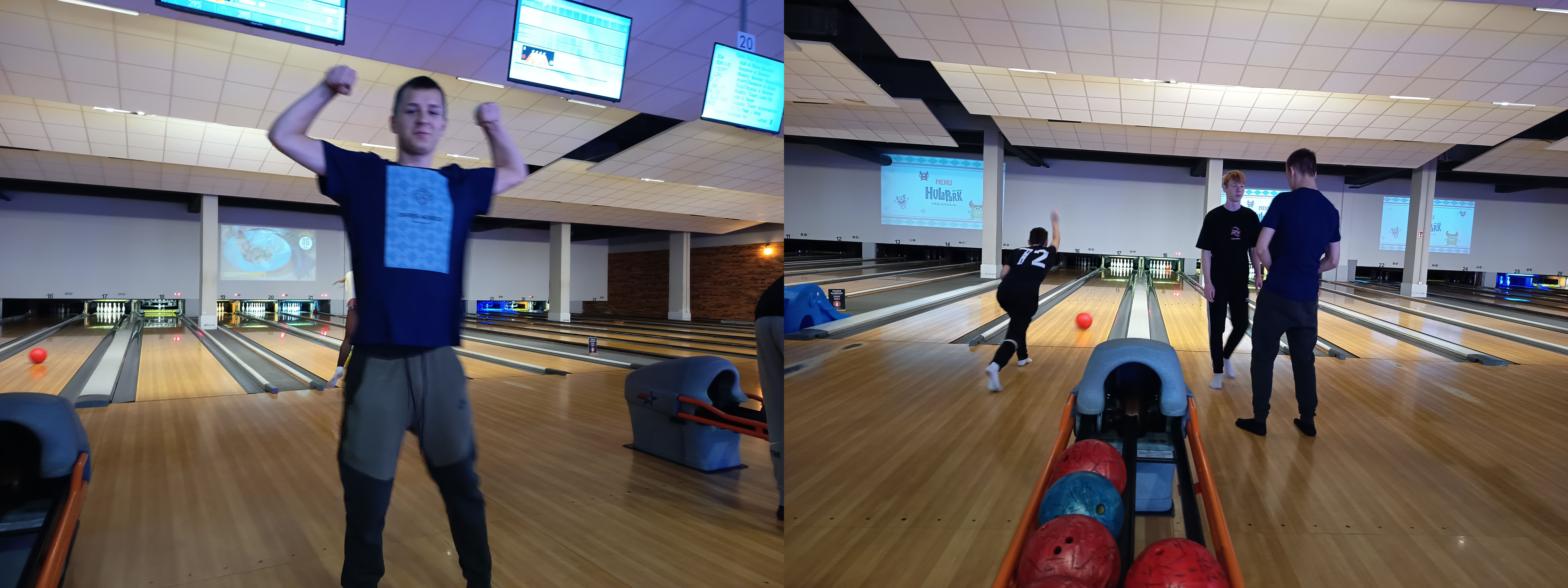 uczniowie w hula-kula