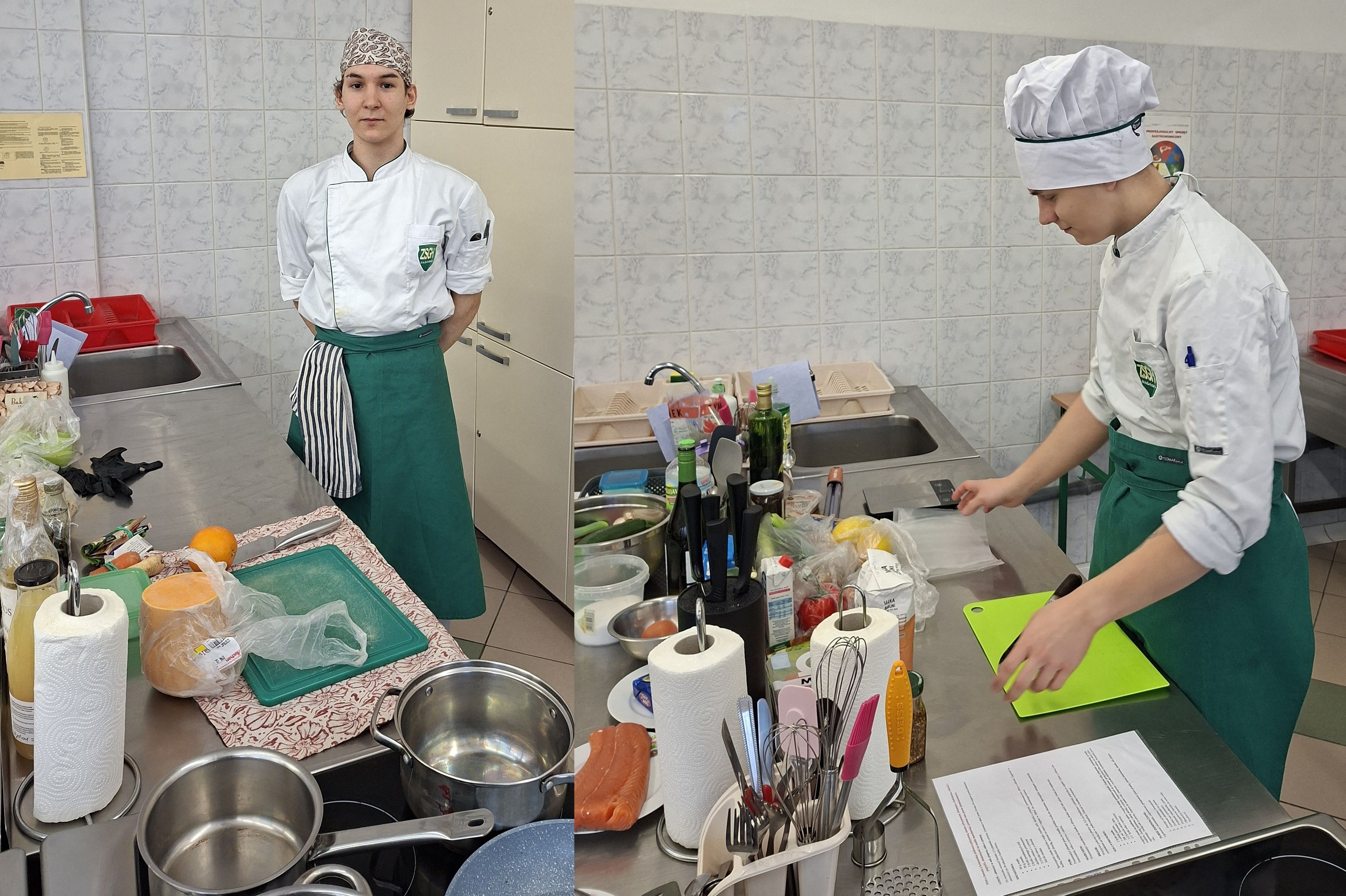 uczniowie podczas konkursu