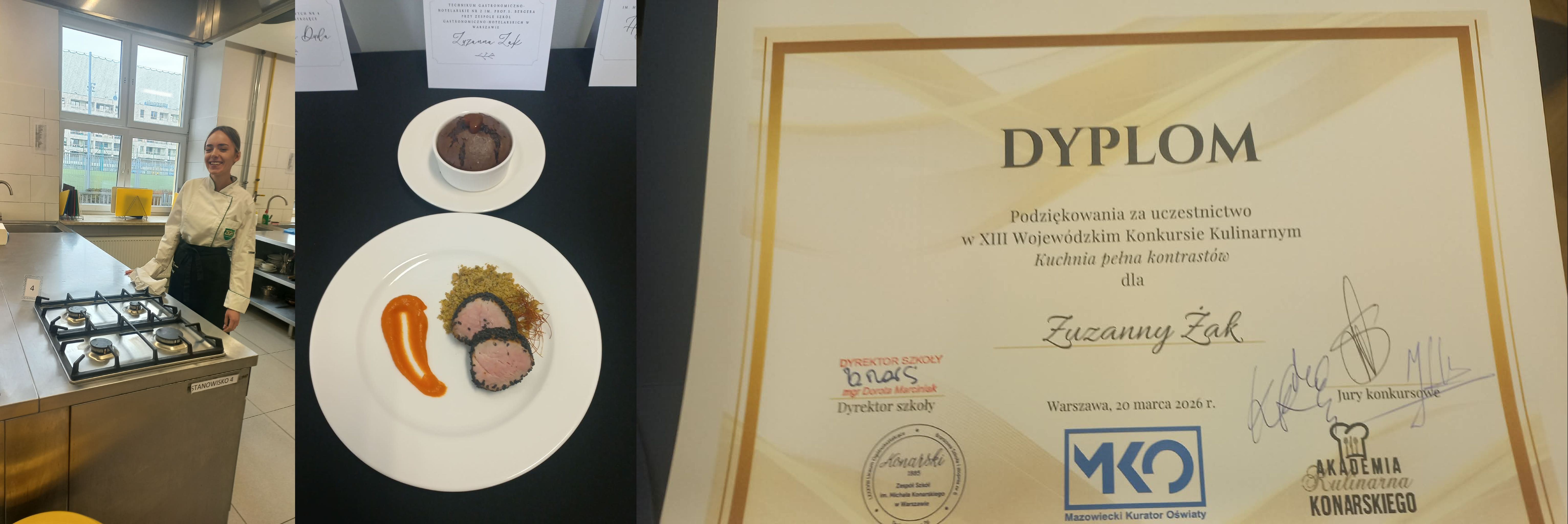 uczennica biorąca udział w konkursie