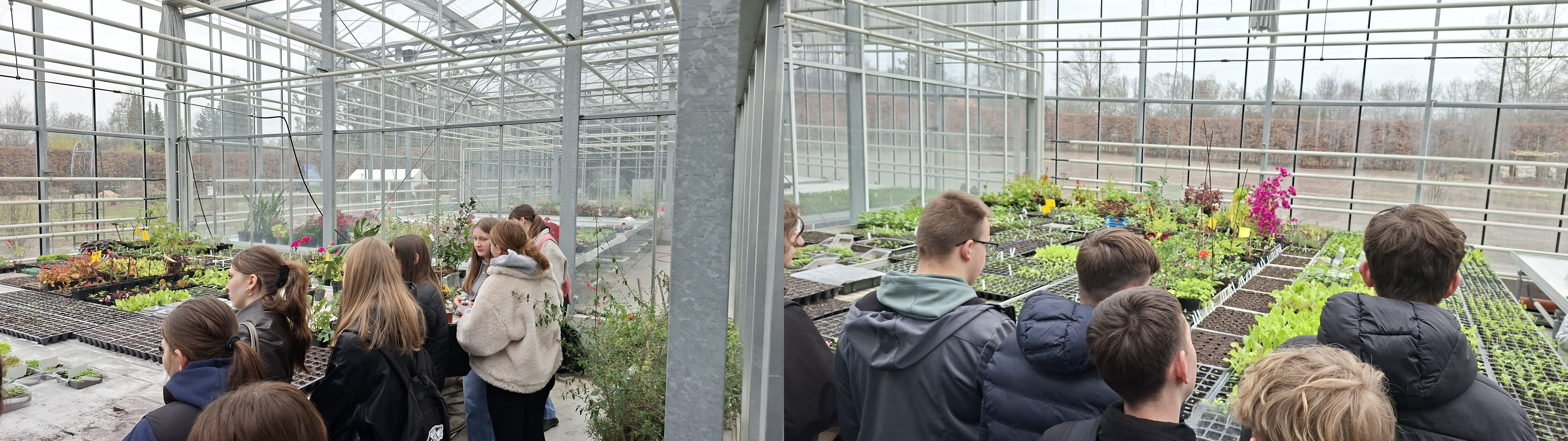 uczniowie podczas wycieczki