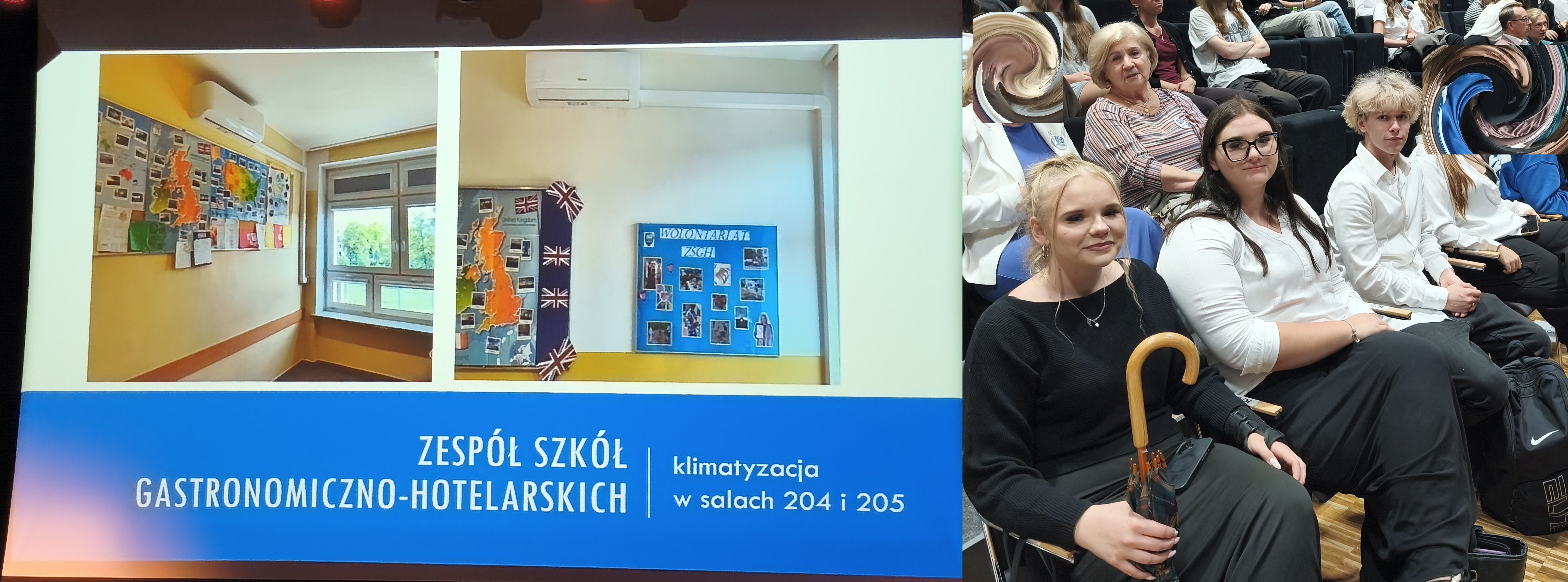 ucnziowie podczas gali UBO