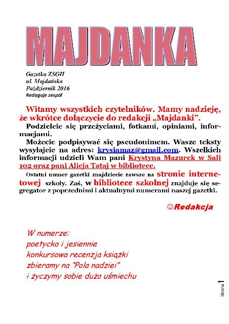 Październik 2016-17