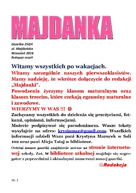 Wrzesień 2016-17
