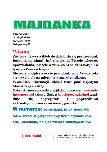Czerwiec 2015-16