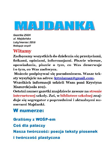 Luty-Marzec 2015-16