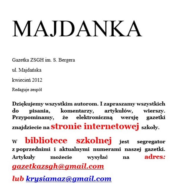 Kwieceiń 2011-12
