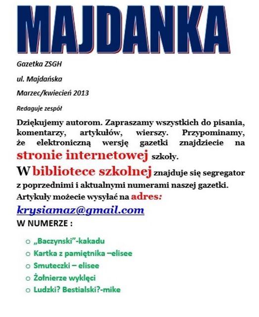 Marzec-Kwiecień 2012-13