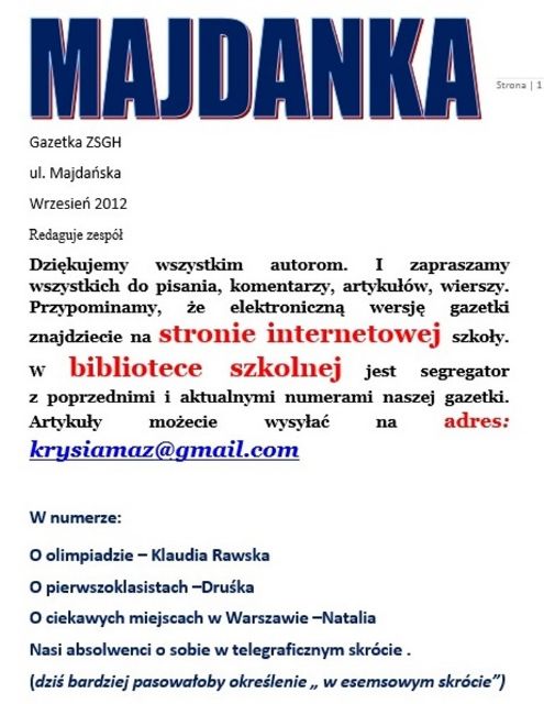 Wrzesień 2012-13