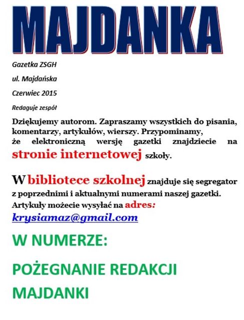 Czerwiec 2014-15