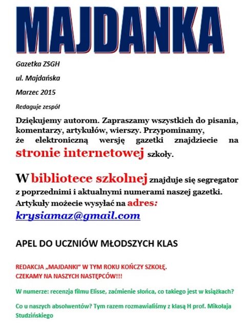 Marzec 2014-15