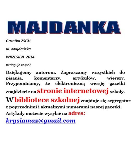 Wrzesień 2014-15
