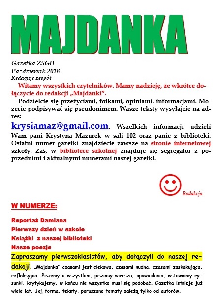 Październik 2018-19