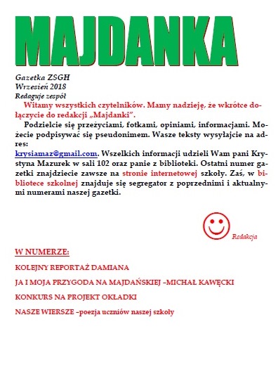 Wrzesień 2018-19